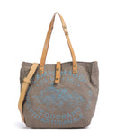 Campomaggi Shopper verde militare/naturale/ceruleo