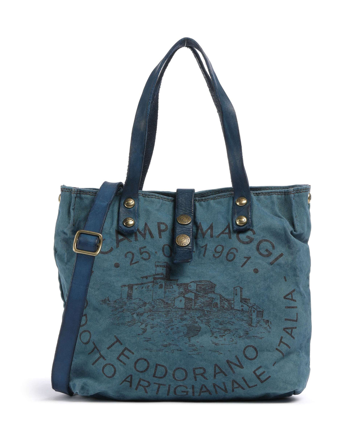 Campomaggi Handbag beige/zaffiro/moro