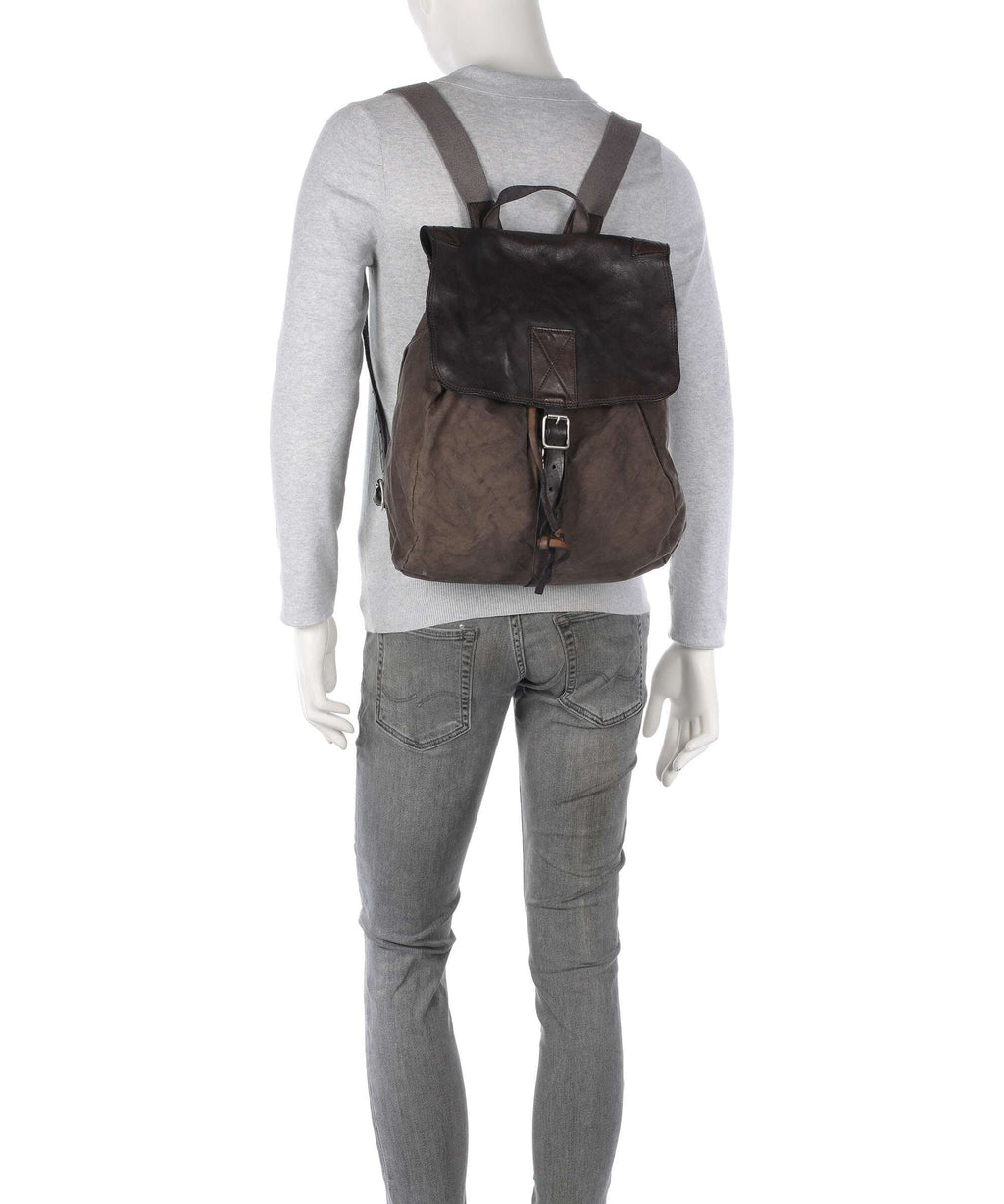 Campomaggi Backpack verde militare/grigio