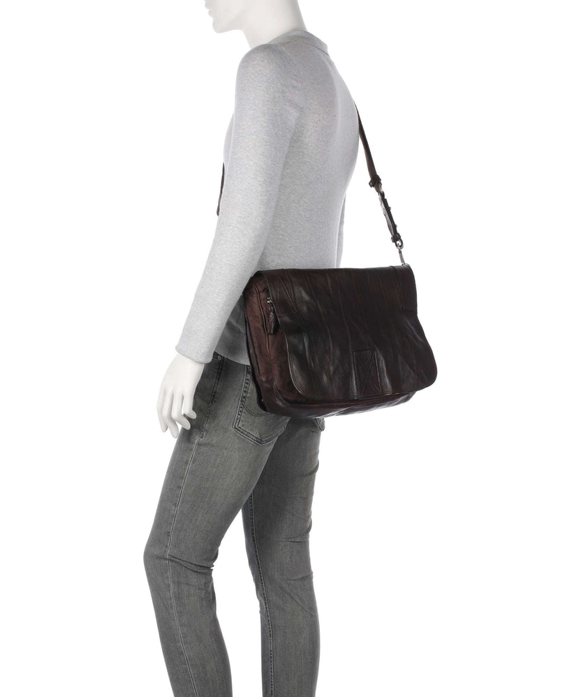 Campomaggi Messenger bag verde militare/moro