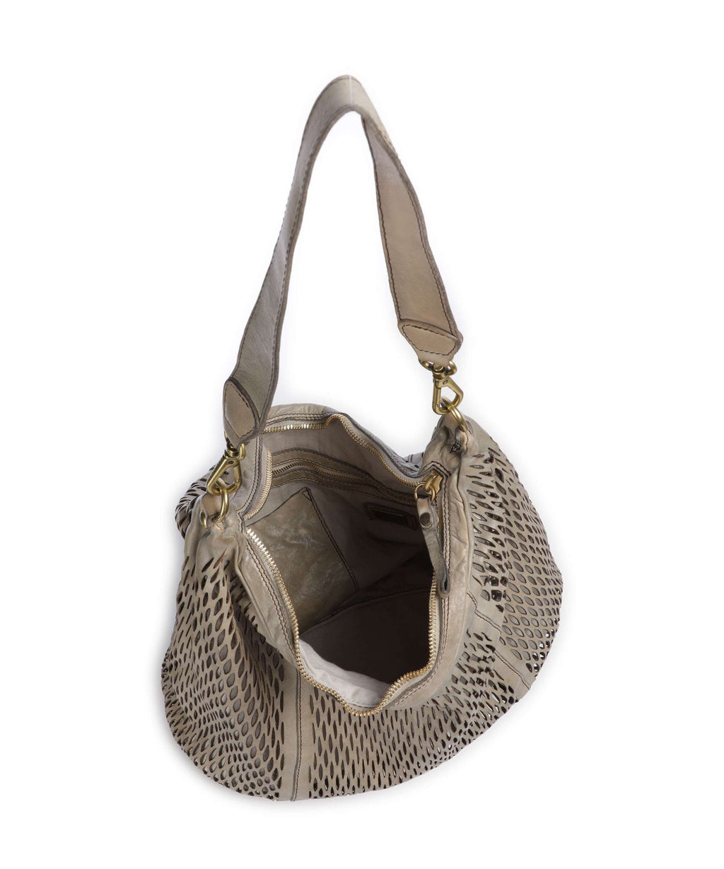 Campomaggi Hobo bag ghiaccio