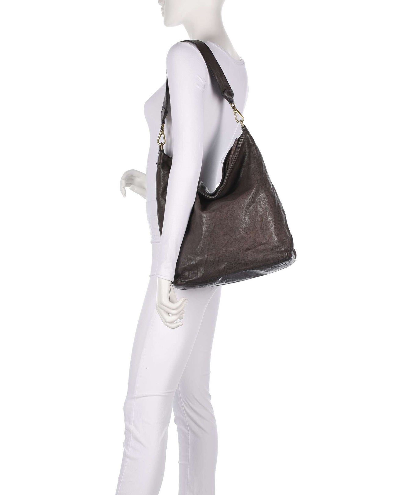 Campomaggi Hobo bag grigio