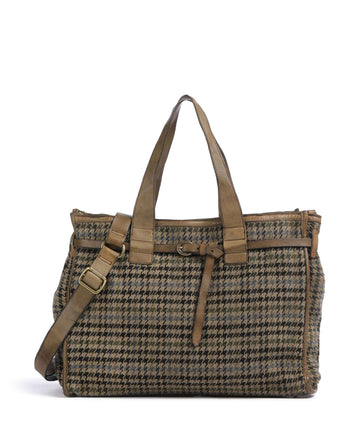 Campomaggi Kabelka beige/nero