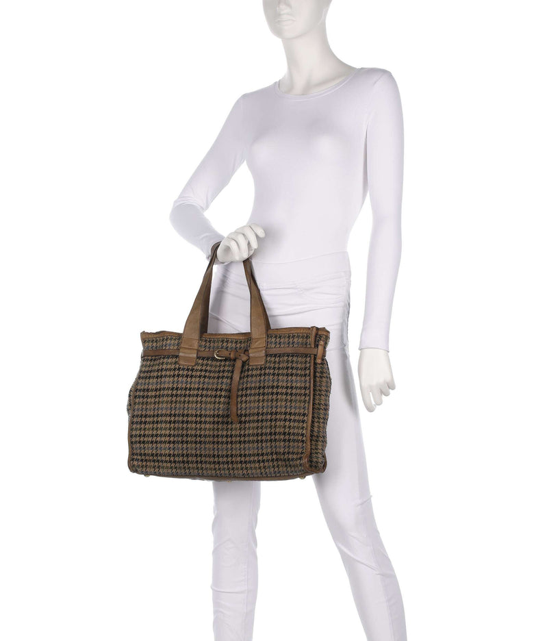 Campomaggi Handbag beige/nero