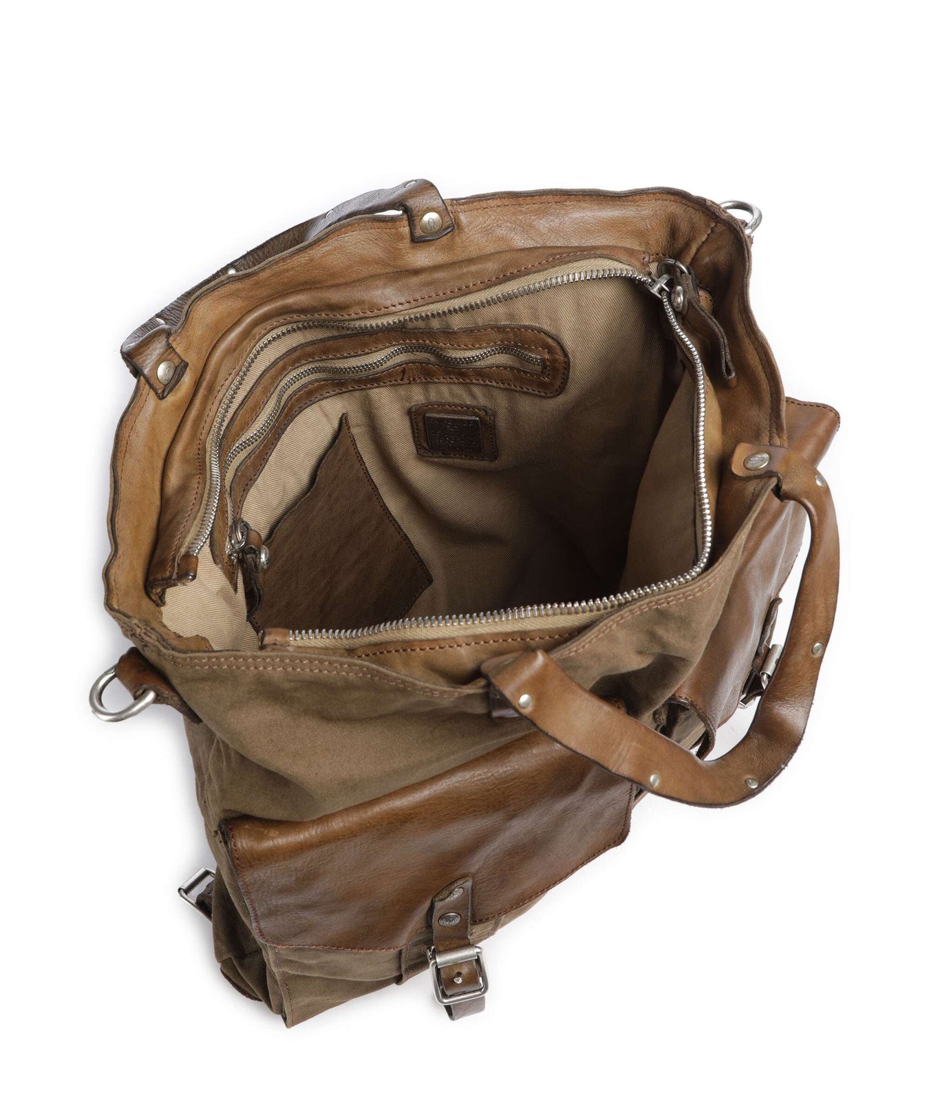 Campomaggi Backpack bag verde militare