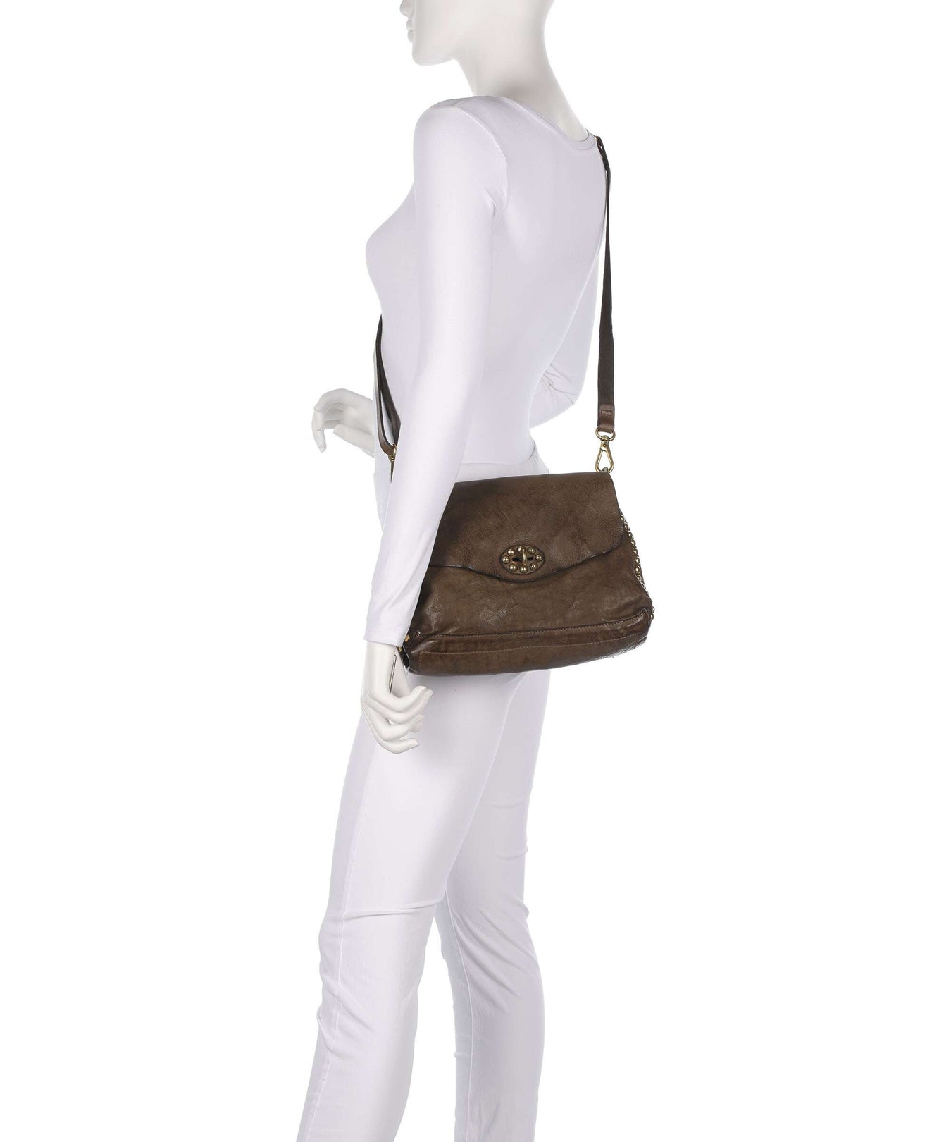 Campomaggi Shoulder bag verde militare