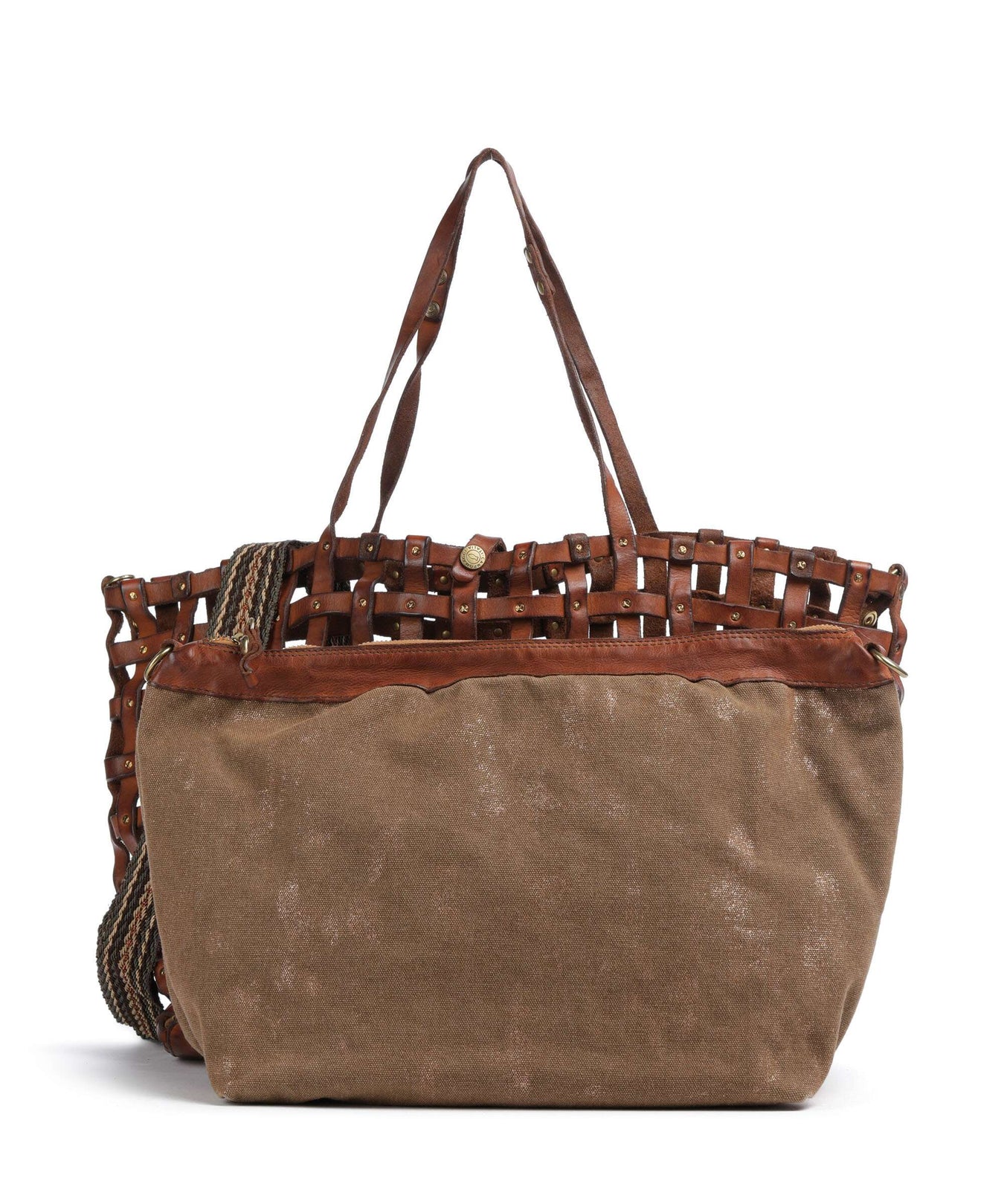 Campomaggi Tote bag cognac/bronze