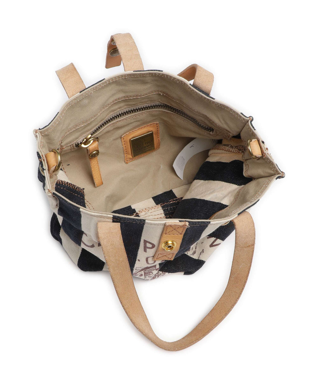 Campomaggi Tote bag blue/beige