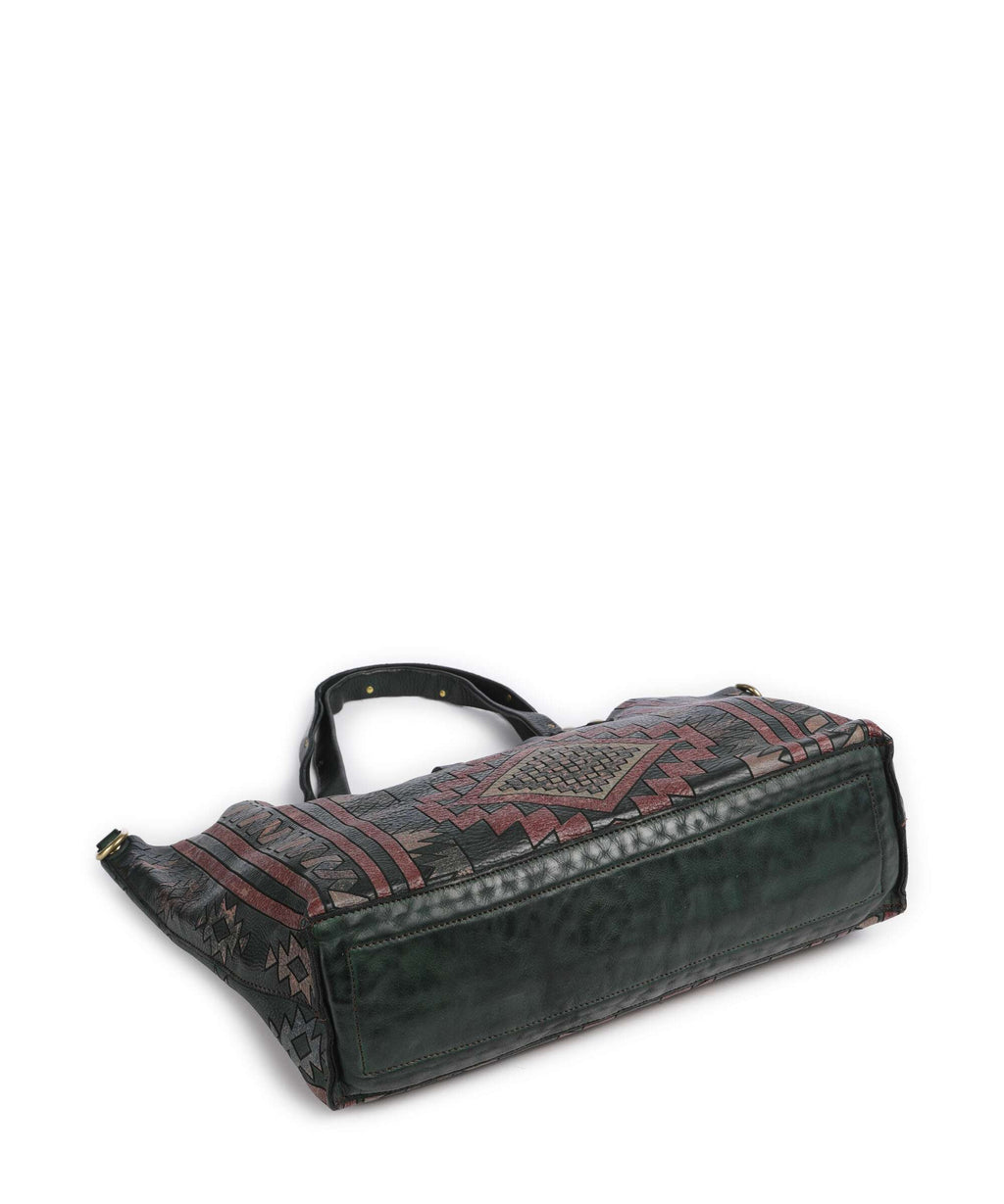 Campomaggi Tote bag green bottle