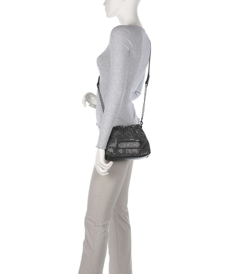 Love Moschino Sparkling Bucket bag nero