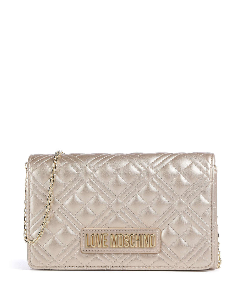 Love Moschino Smart Daily Crossbody bag metallic gold