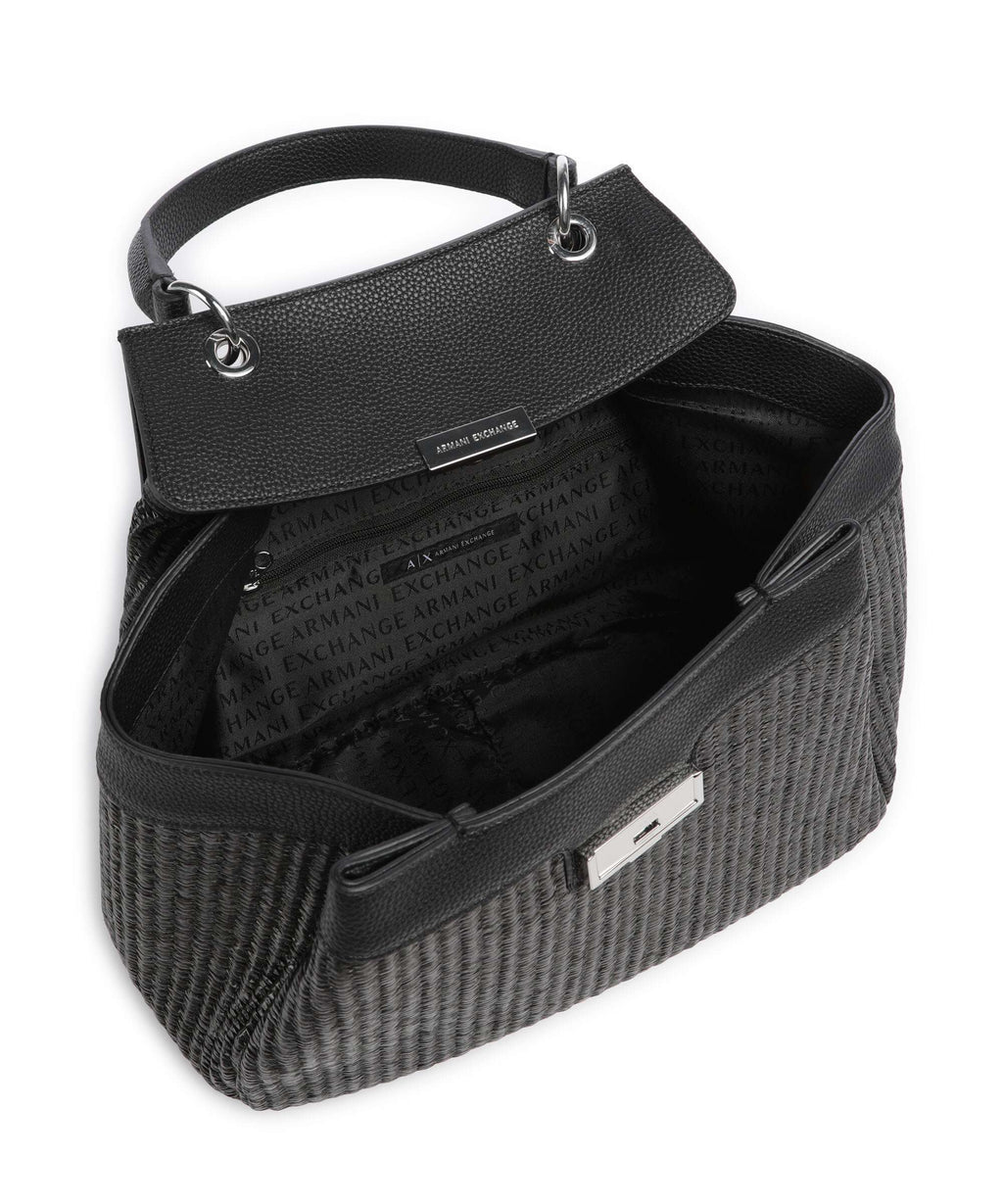 Armani Exchange Wave M Handbag black