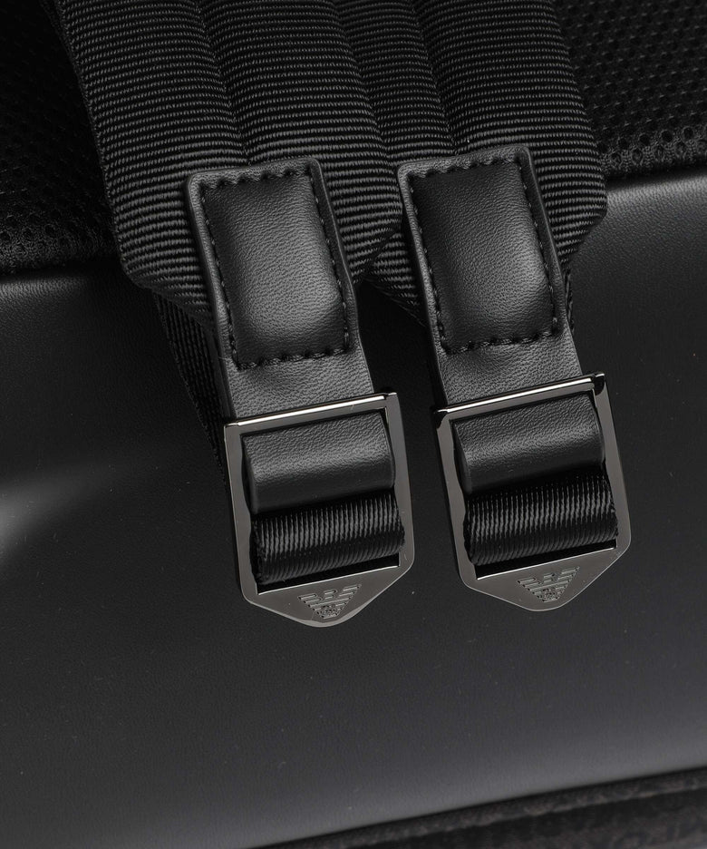 Emporio Armani Logo Jacquard Backpack bristol black