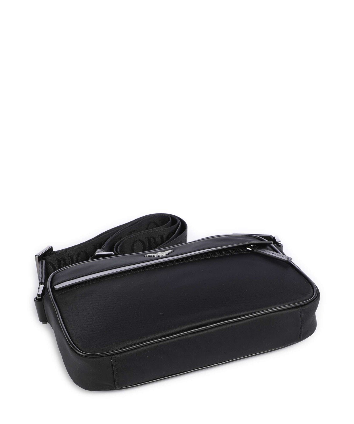 Emporio Armani Recycled Nylon Crossbody bag black beauty