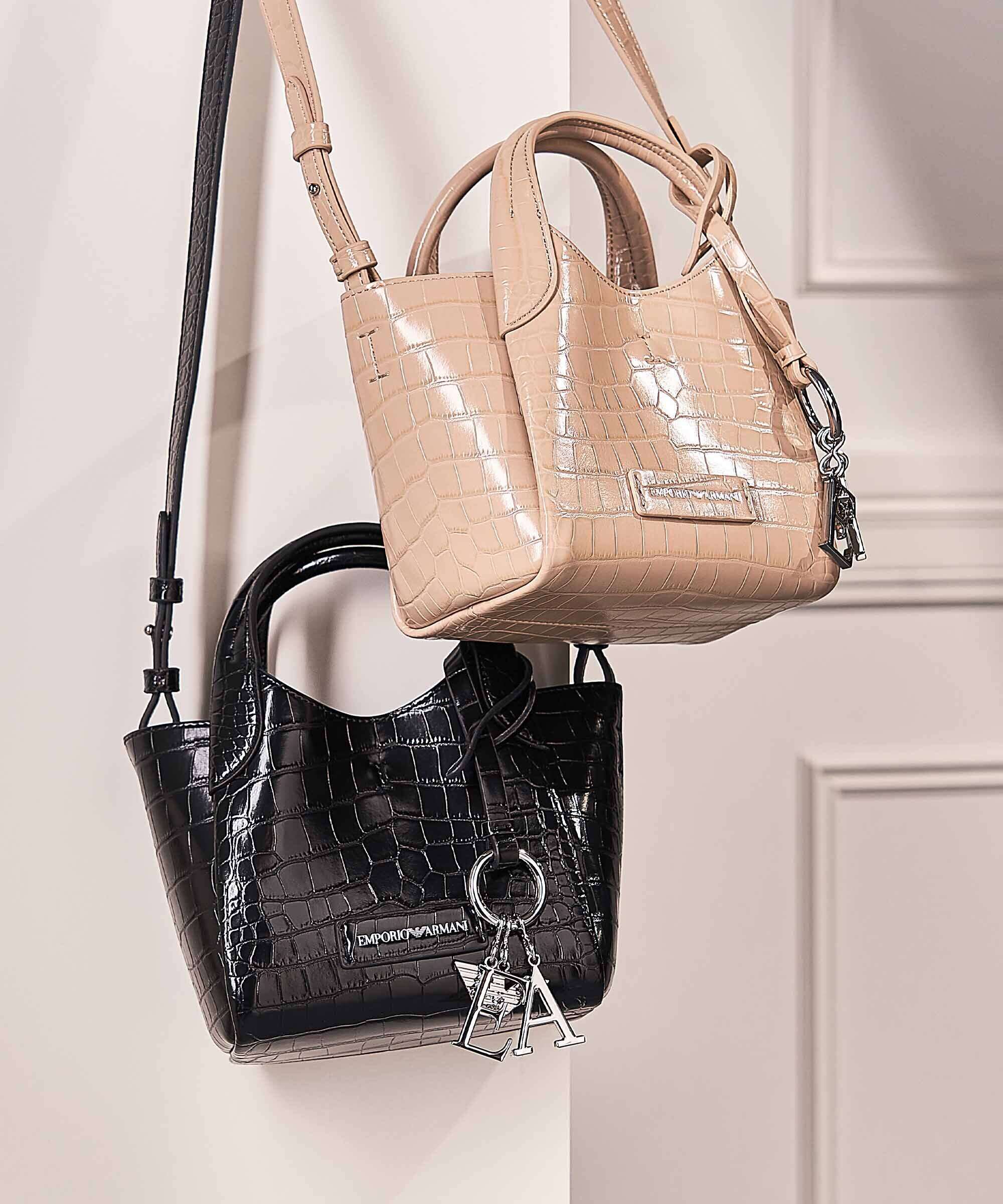 Emporio Armani Durini 24 Crossbody bag beige