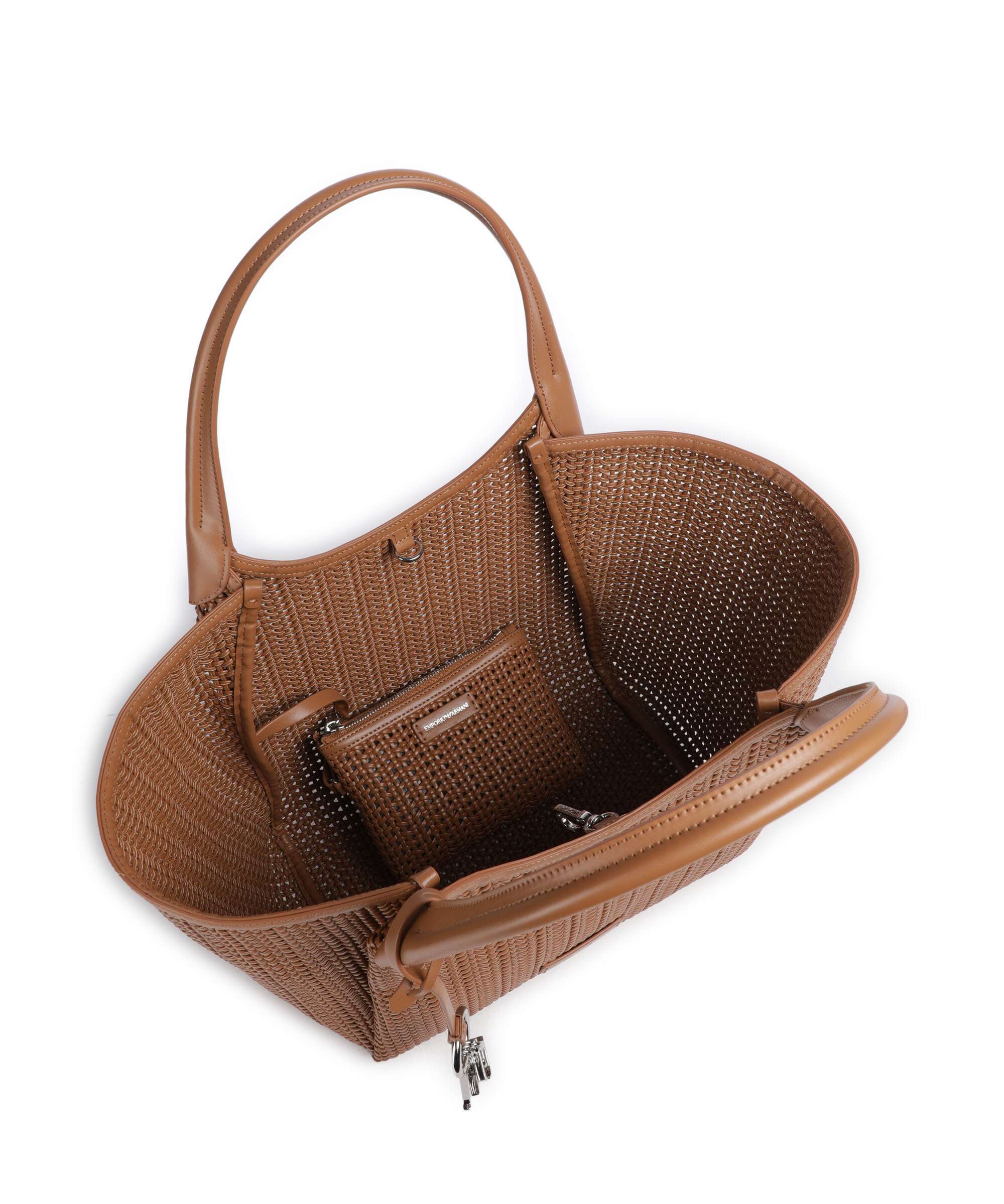 Emporio Armani Durini 24 Tote bag caramello