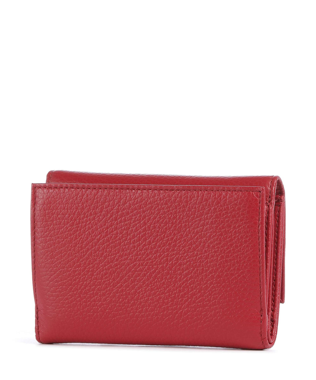 Coccinelle Metallic Soft RFID Wallet ruby