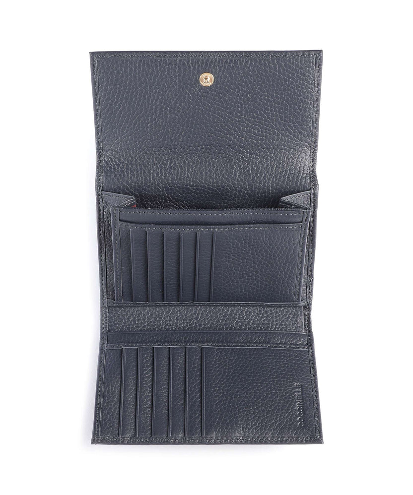 Coccinelle Metallic Soft RFID Wallet midnight blue