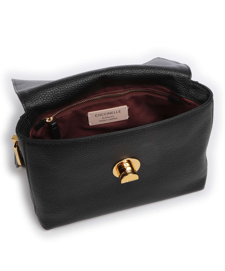 Coccinelle Liya Signature Crossbody bag noir