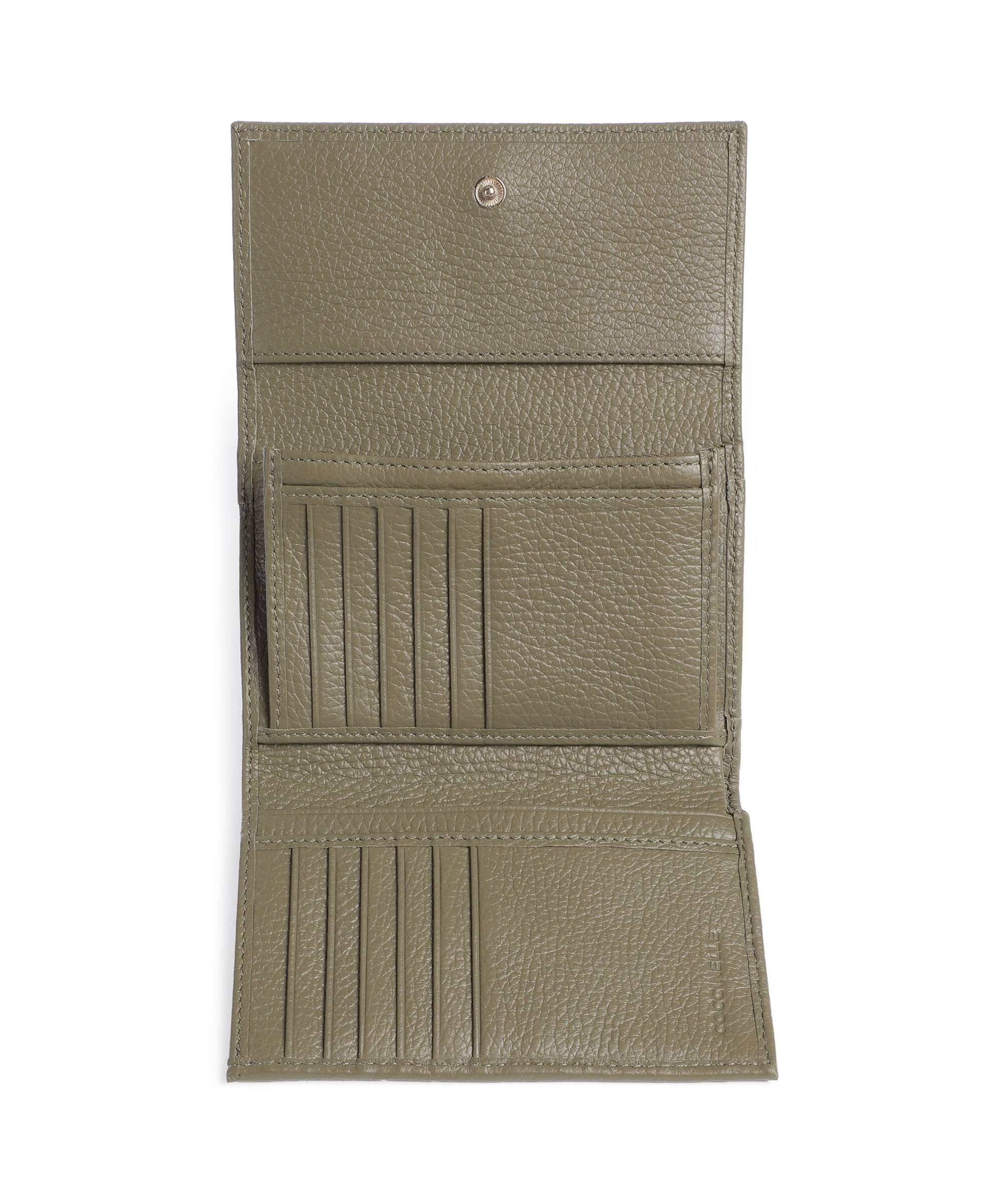 Coccinelle Metallic Soft Wallet laurel green