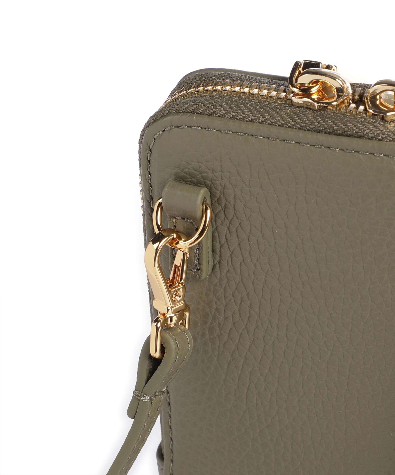 Coccinelle Flor Phone bag laurel green