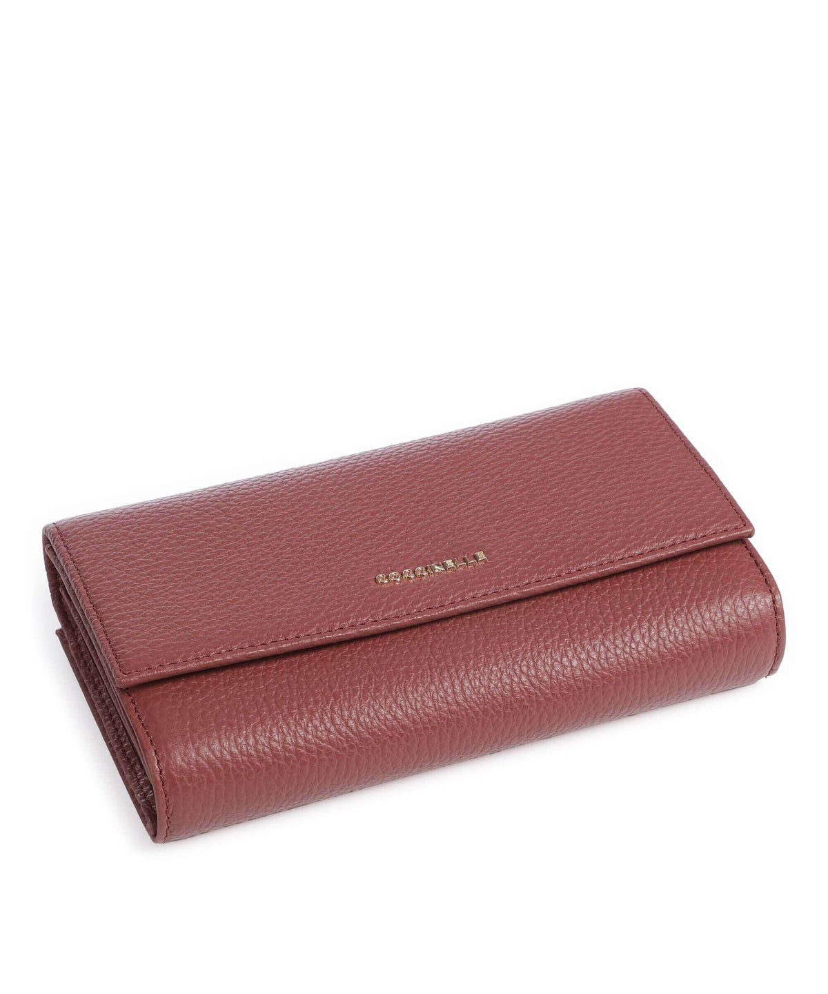 Coccinelle Metallic Soft Wallet brandy