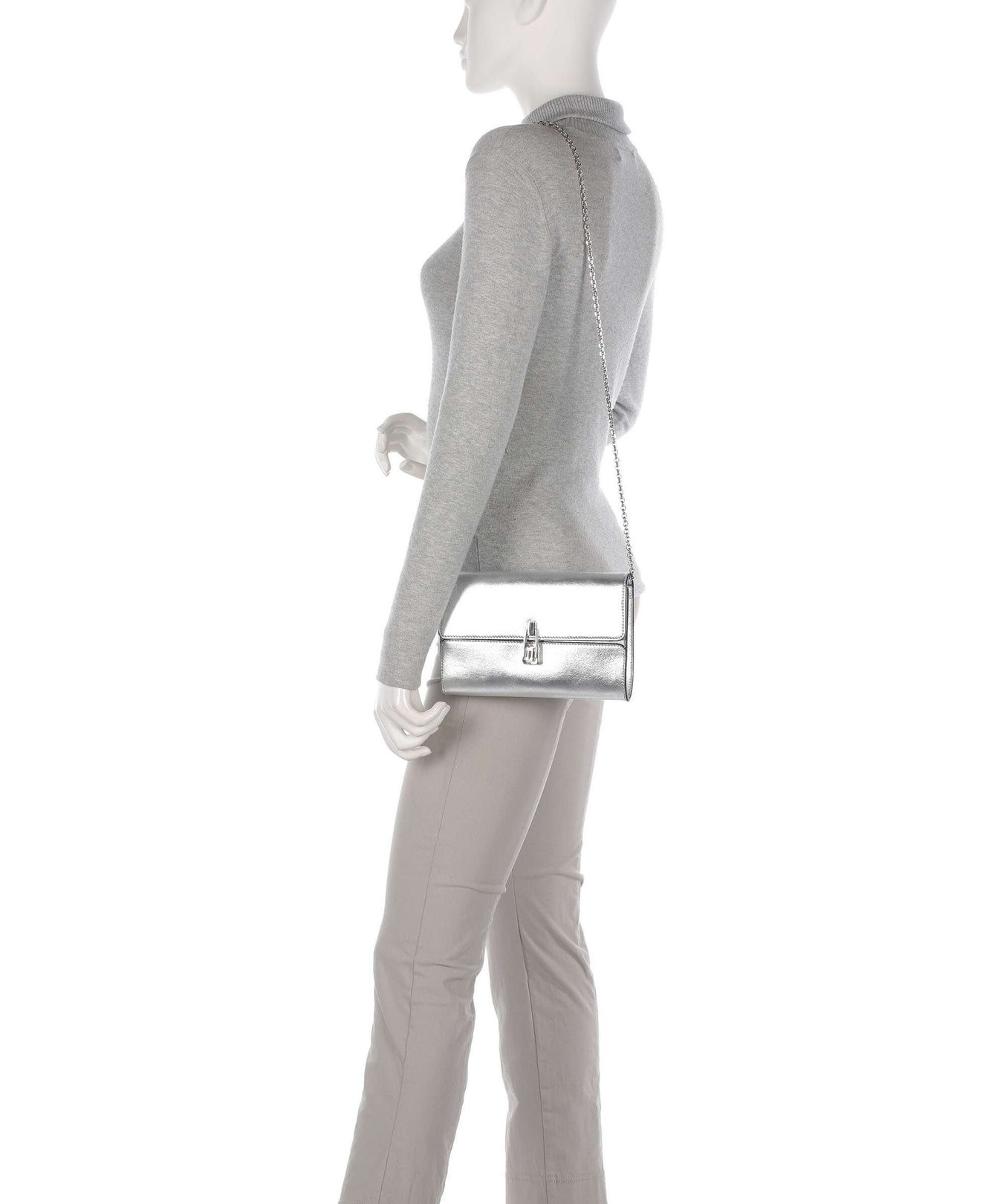 Coccinelle Magie 2Nite Crossbody bag silver