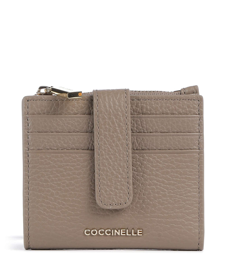 Coccinelle Metallic Soft Wallet warm taupe