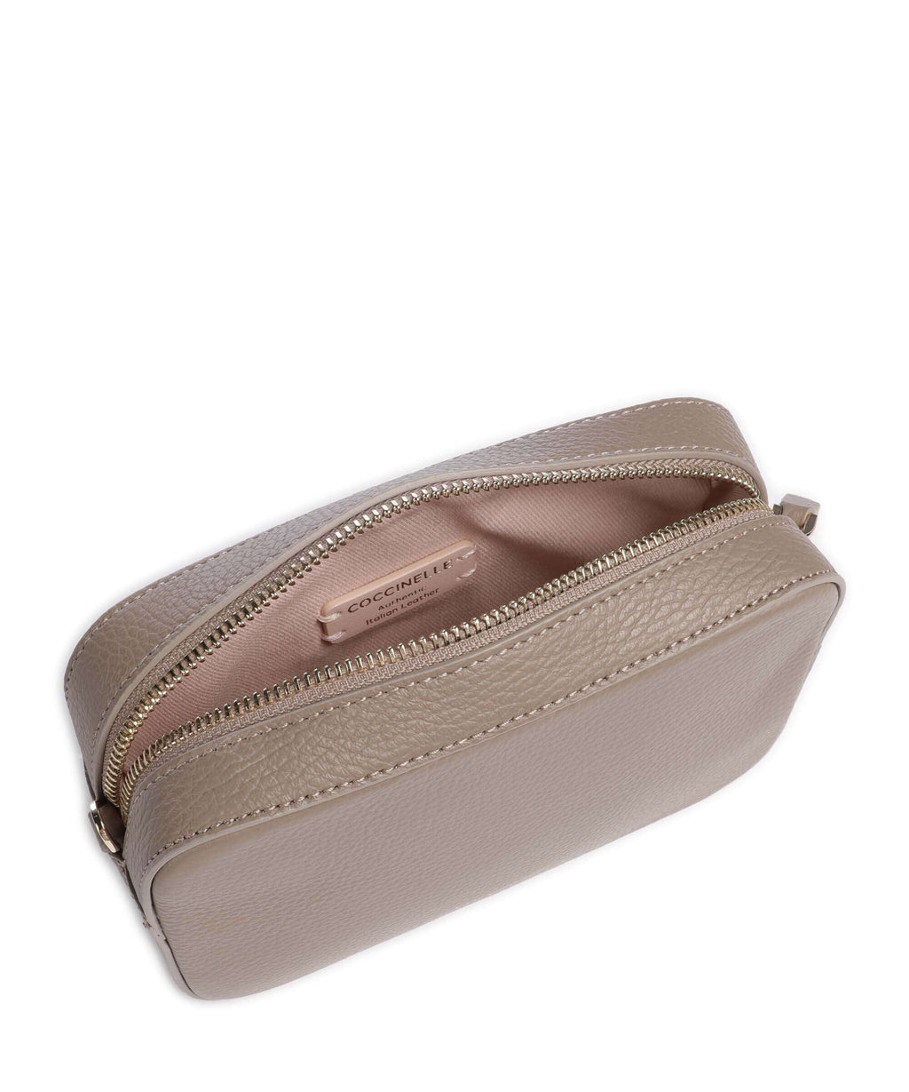 Coccinelle Tebe Crossbody bag warm taupe