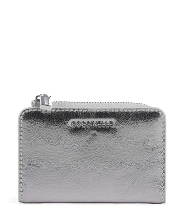Coccinelle Metallic Smooth Metal Peňaženka silver
