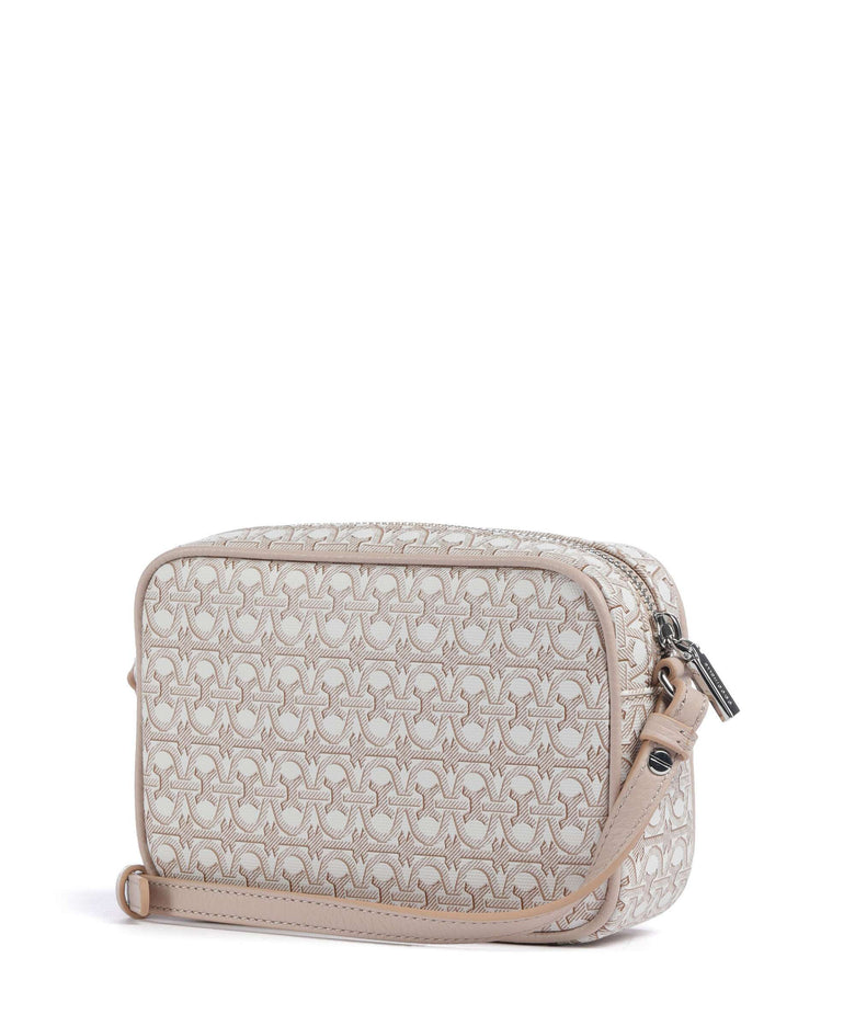 Coccinelle Beat Monogram Crossbody bag multicolour/blanco/rosette