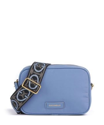 Coccinelle Tebe Nylon Puffy Taška cez rameno azul