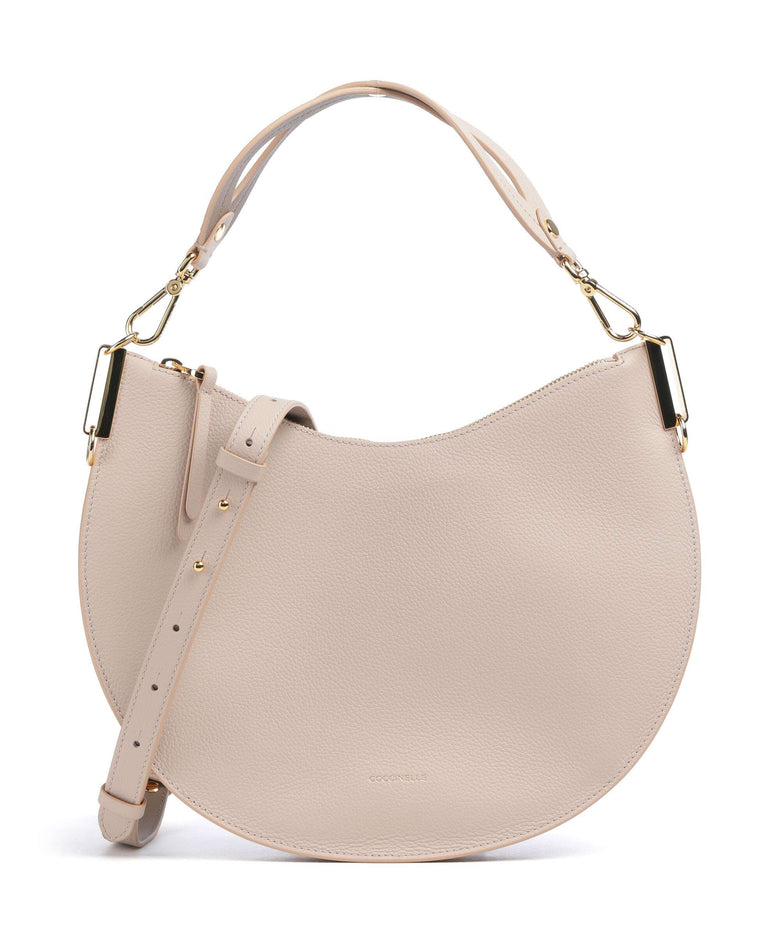 Coccinelle Sunup Hobo bag rosette/warm taupe