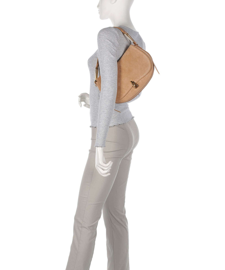 Coccinelle Magie Suede Shoulder bag skin