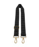 Coccinelle Nastro Monogram Ramenný popruh anthracite/noir