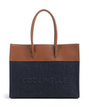 Coccinelle Myrtha Denim Shopper blue/cognac