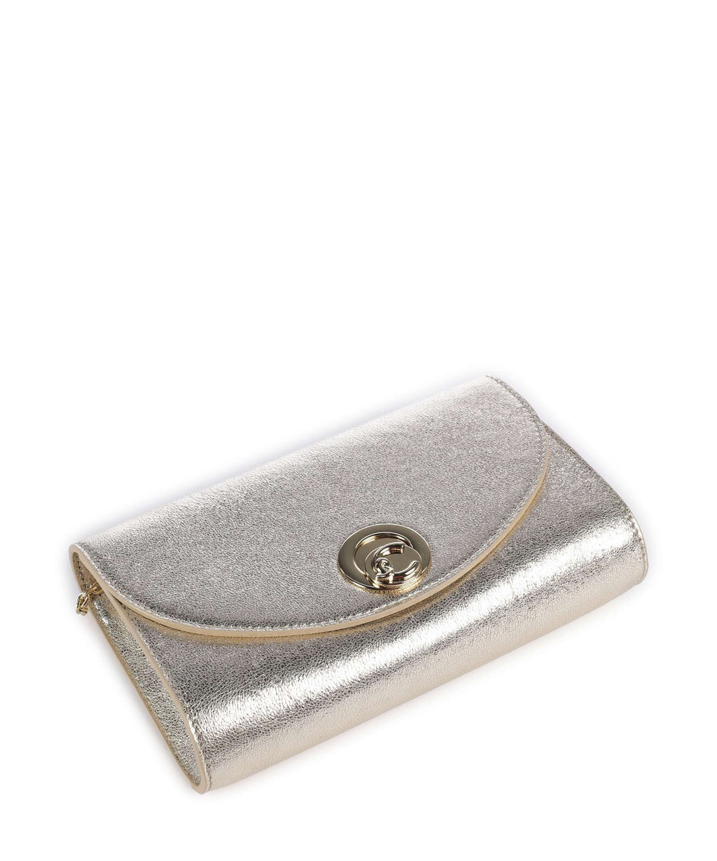 Coccinelle Nikla Smooth Crossbody bag pale gold