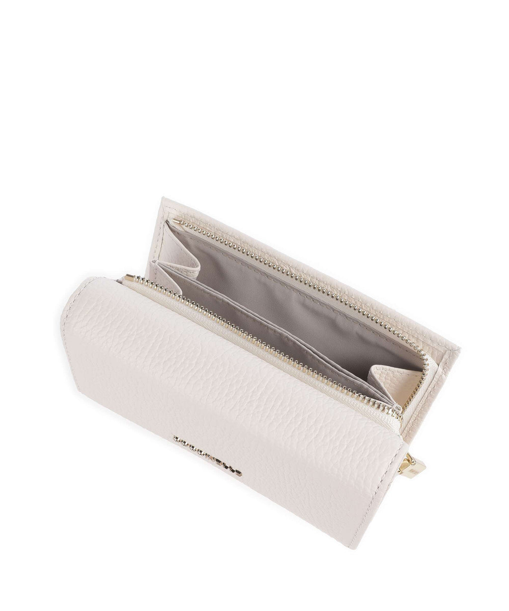 Coccinelle Metallic Soft Wallet blanco