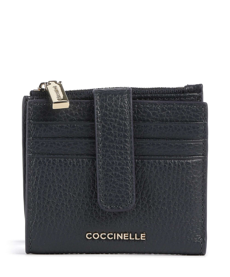 Coccinelle Metallic Soft Wallet midnight blue