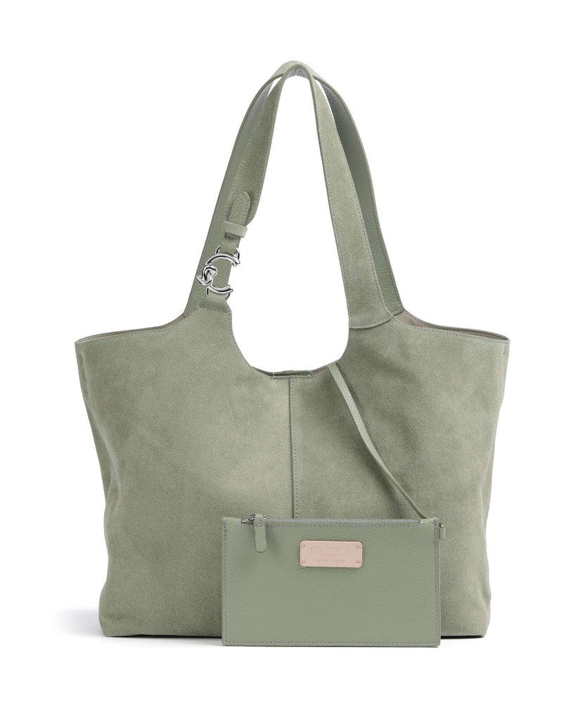 Coccinelle C-Easy Suede Hobo bag greenery
