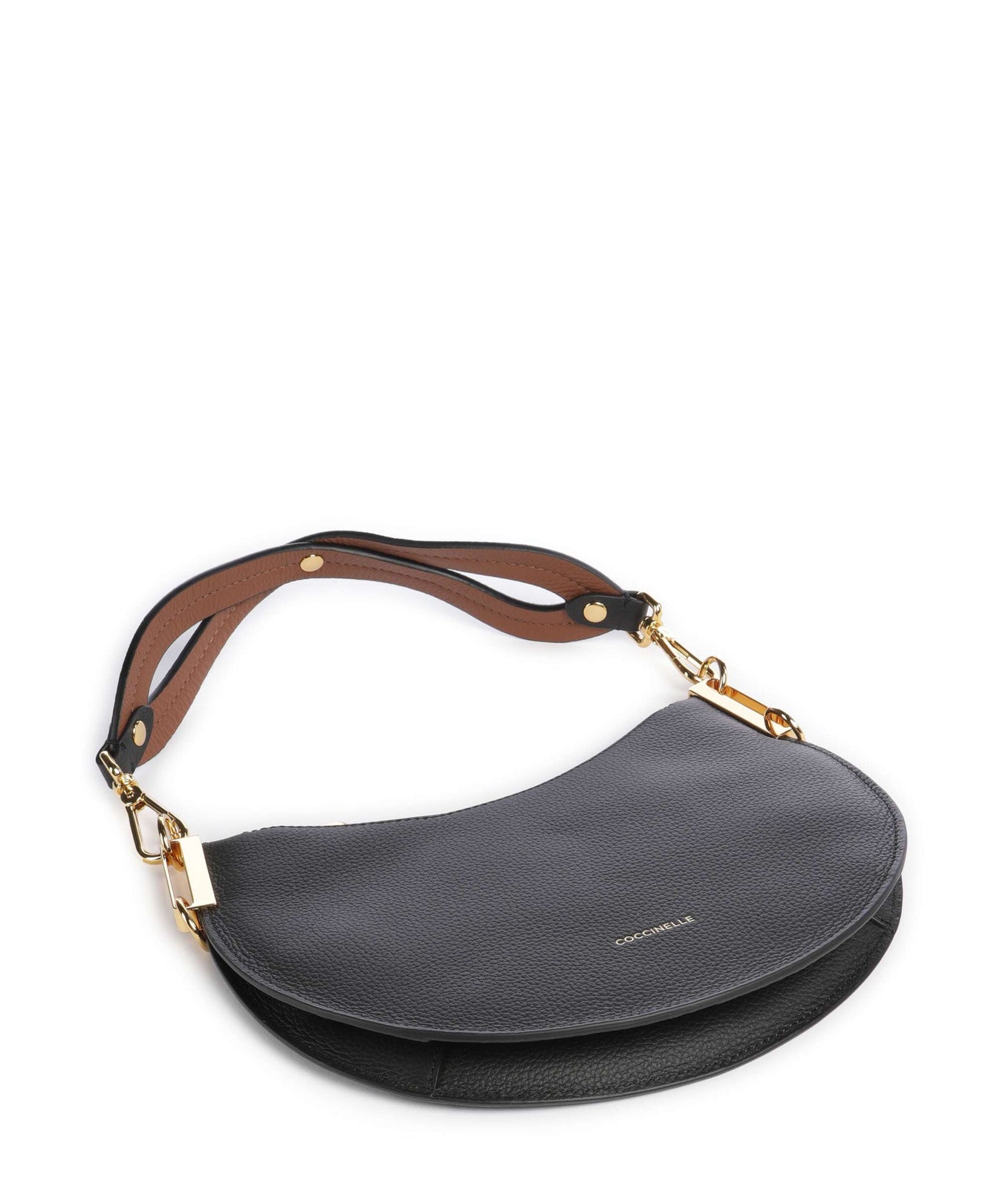 Coccinelle Sunup Shoulder bag noir/cognac