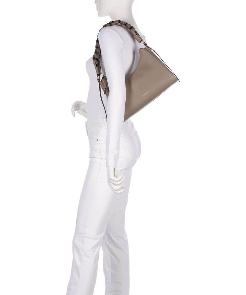 Coccinelle Boheme Grana Double Shoulder bag warm taupe/rosette