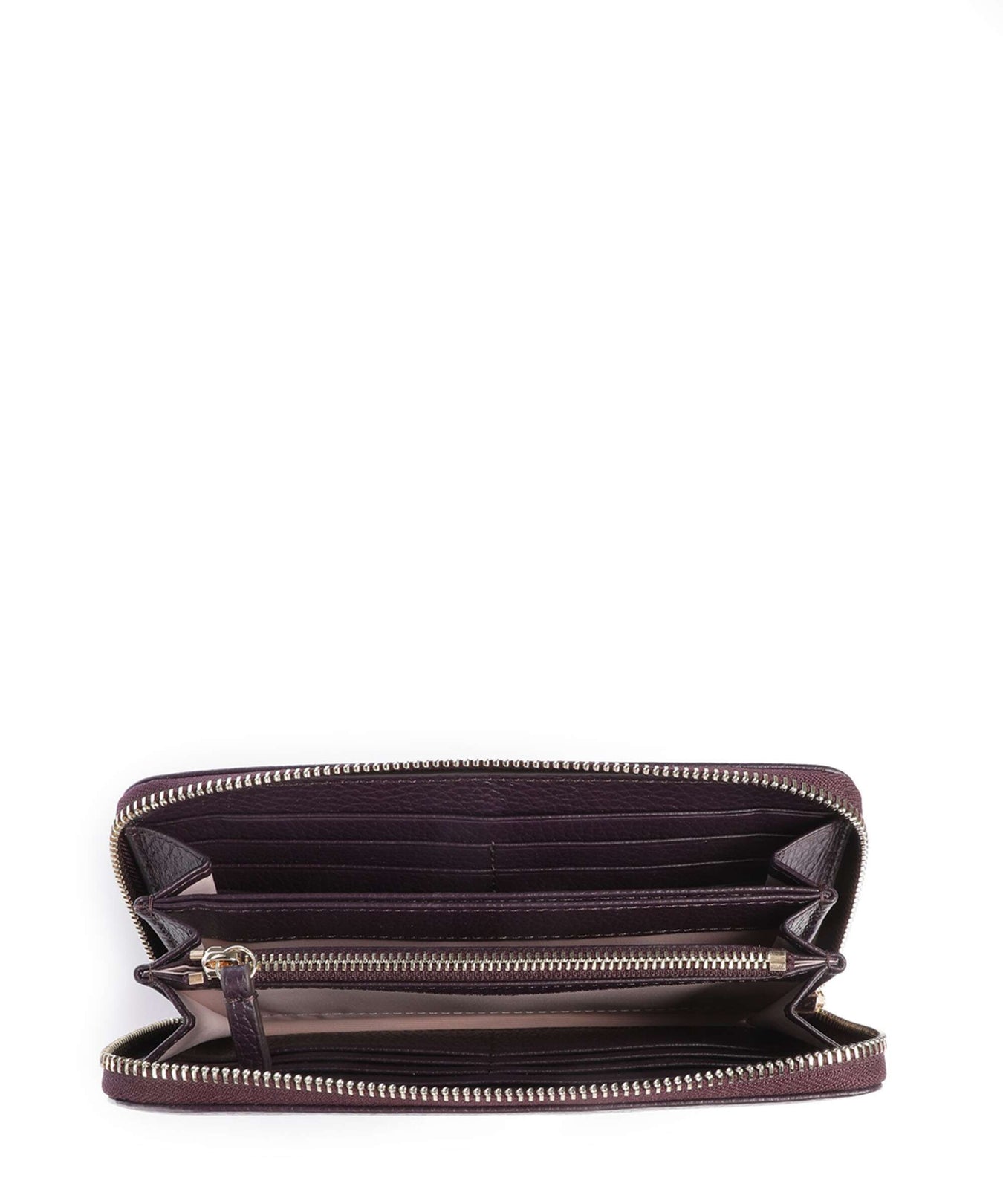 Coccinelle Metallic Soft Wallet prune