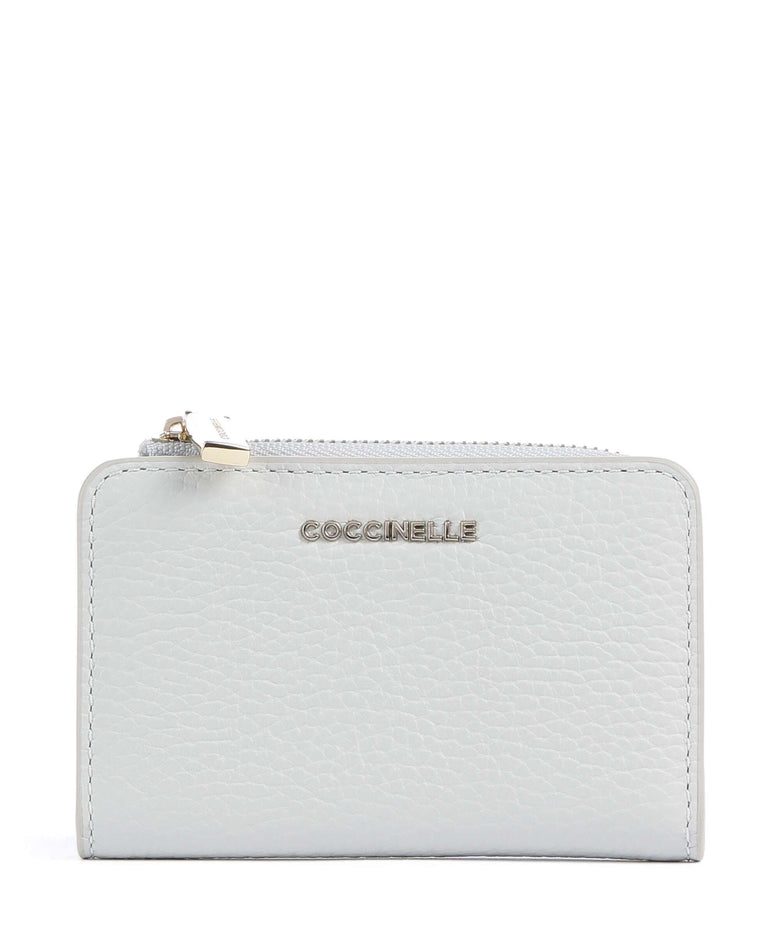 Coccinelle Metallic Soft Wallet snow