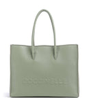 Coccinelle Myrtha Maxi Logo Shopper greenery