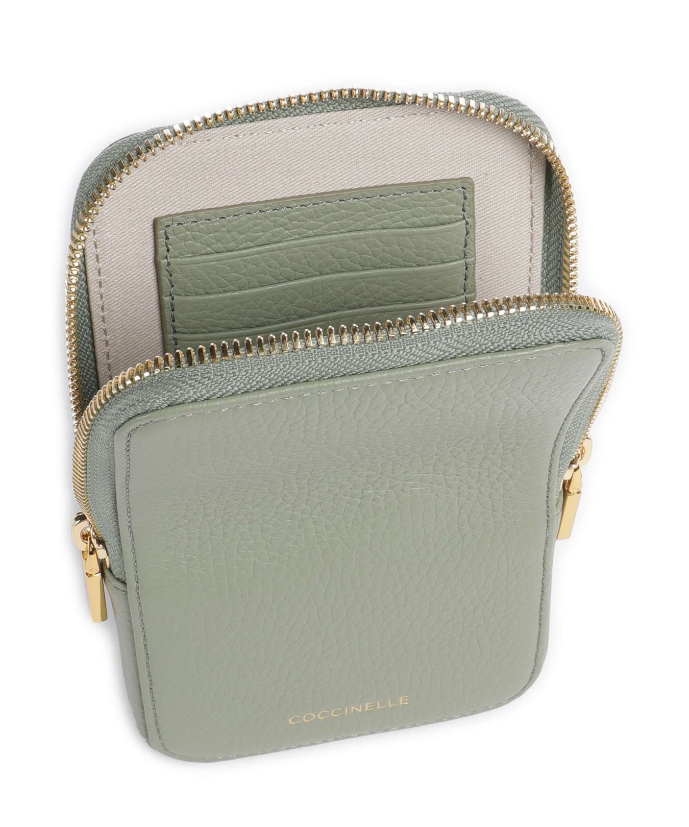 Coccinelle Flor Phone bag greenery
