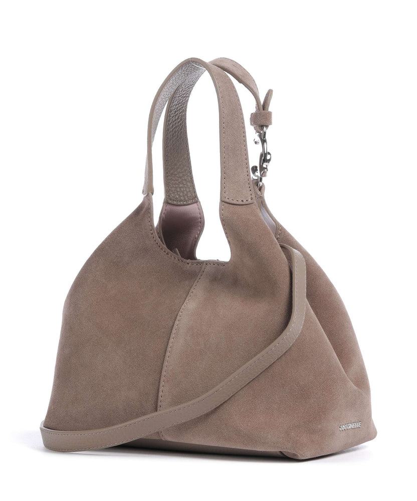 Coccinelle C-Easy Suede Handbag warm taupe