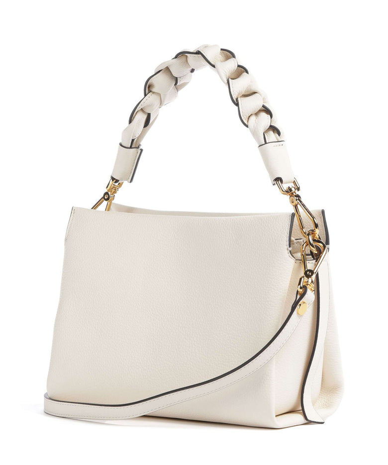 Coccinelle Boheme Grana Double Handbag pearl/cognac