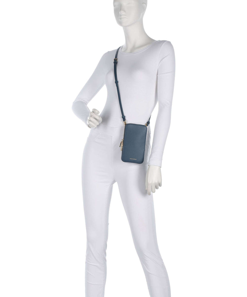 Coccinelle Flor Phone bag deep blue