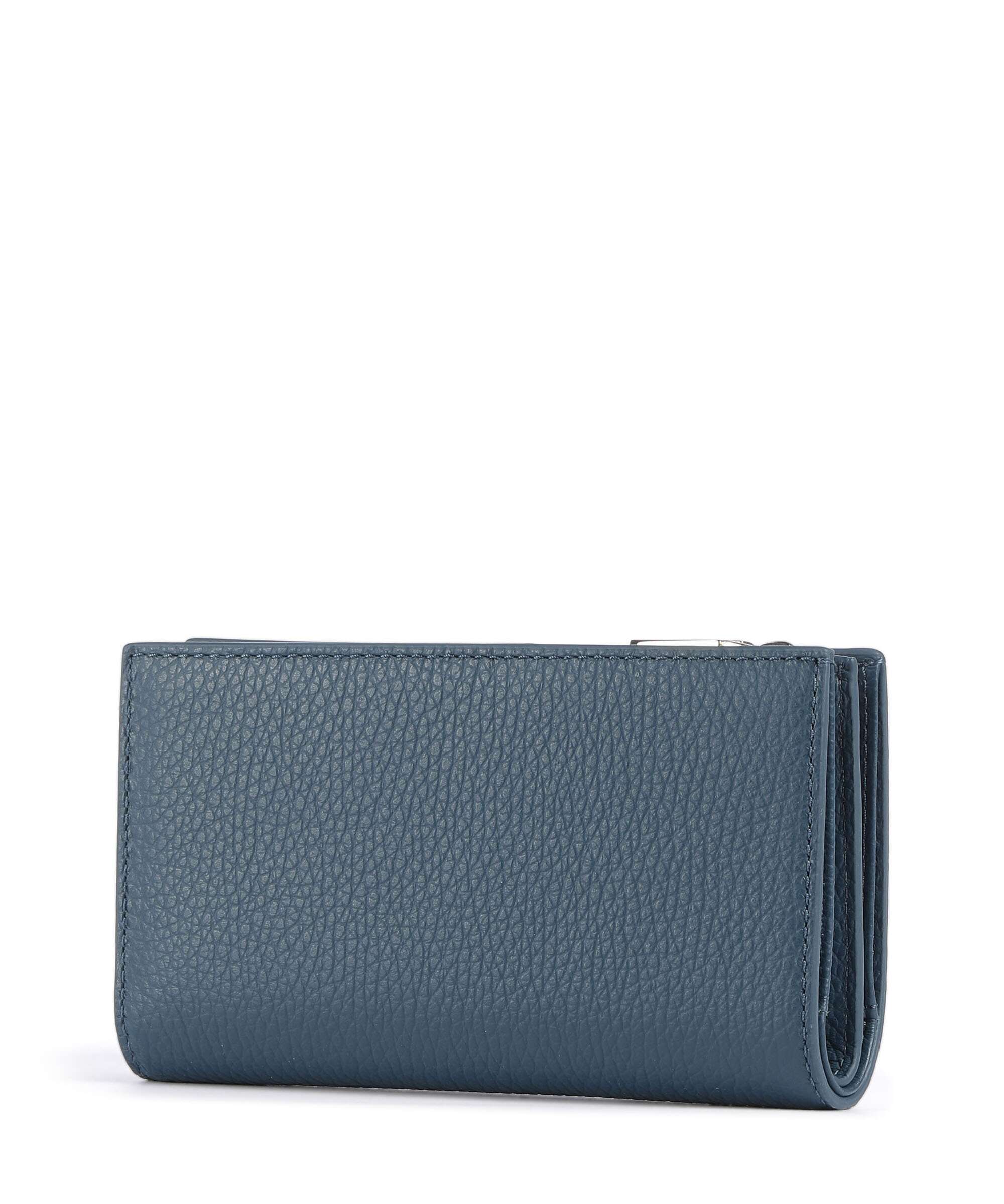 Coccinelle Metallic Soft RFID Wallet deep blue